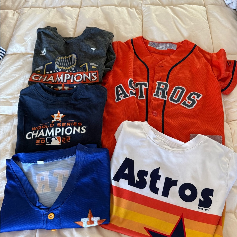 Set of 5 Houston Astros Kids' T-Shirt